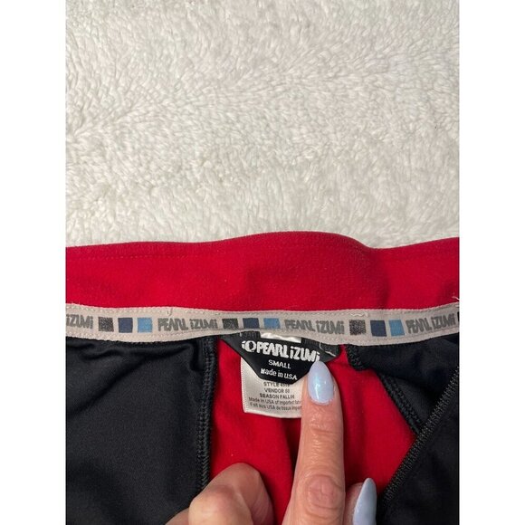 Pearl Izumi Womens Cycling Jacket Small Full Zip Fleece Lined Back Pockets Vents - Picture 9 of 15